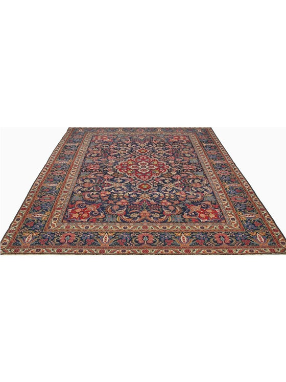 9x13 Old Persian Tabriz Area Rug - 110346.