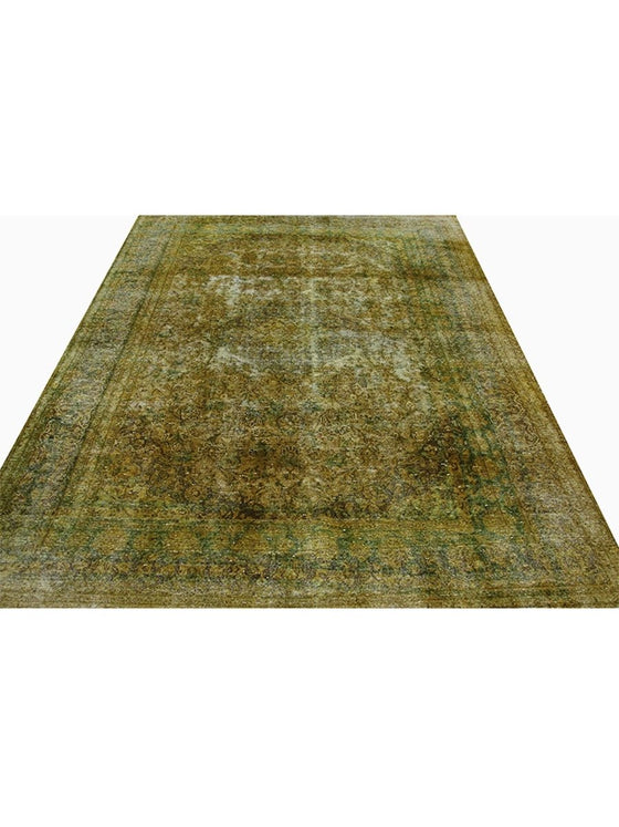 9x13 Overdyed Persian Area Rug - 108881.
