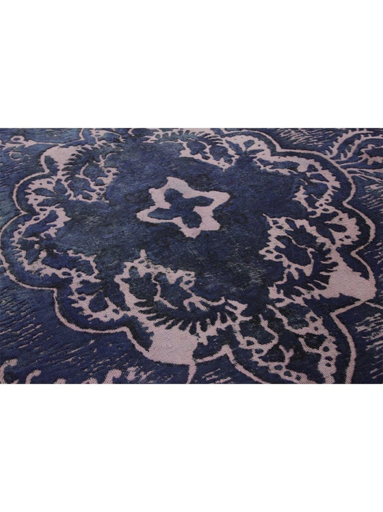 9x13 Overdyed Persian Area Rug - 110924.