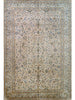9x14 Antique Persian Kashan Area Rug - 108256.