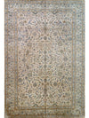 9x14 Antique Persian Kashan Area Rug - 108256.