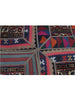 Persian Patchwork Area Rug - 5.4x7.1 - 109400.